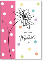 Pencil Daisy On Pink Dots