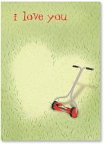 Heart Mowed In Grass