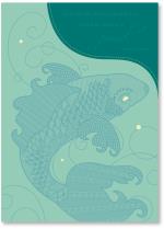 patterned fish with swirls