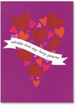 hearts with banner