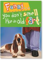 Bassett hound laying at man's feet