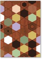 brown geometric