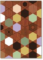 brown geometric