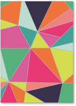 triangle stained glass