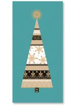 Fancy Tree on Teal