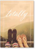 Feet up scribble border