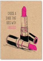 Pink lipstick