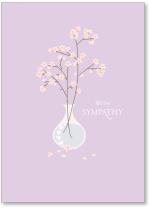 Vase of branches with flowers