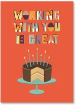 Funky Type with Cake