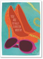 Shoes, sunglasses, necklace