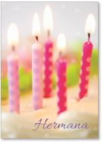 candles close-up