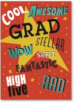 Grad with stars