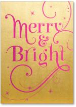 Calligraphy driven 'merry and bright'