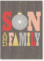 lettering driven Son and Family