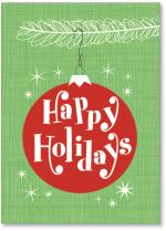Happy Holidays Ornament