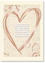 Paint splatter with heart