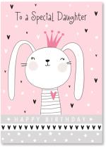 Bunny wearing a crown