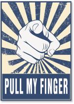 Big finger pointing