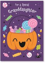 Pumpkin with candy