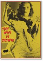 Vintage horror poster homage