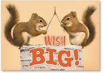 Squirrels with a wishbone