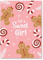 Gingerbread lady and candy