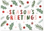 Season's Greetings and pine/dots