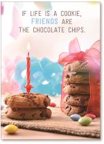 cookies with candle in it