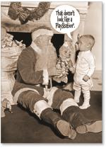 Santa with child