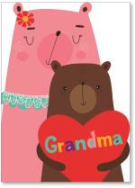 Whimsical big and little bears