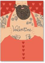 Bearded guy with tattoo