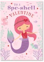 Mermaid with sea creatures