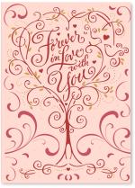 Heart tree linework