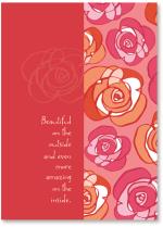 Sketched Roses with side panel