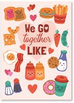 Matching food items
