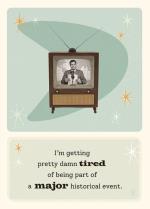 Old time TV set