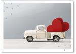 White toy pick-up truck