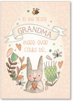 Bunny holding heart