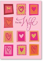 Hearts in squares