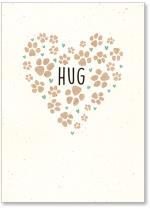 Paw print HUG