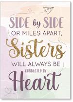 Lettering side by side or miles apart