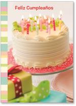 Birthday cake with candles
