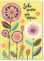 Whimsical geometric flowers