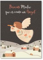 Angel over city