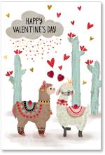 Llamas and hearts