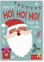 Santa head HO! HO! HO!