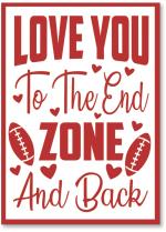 End zone lettering