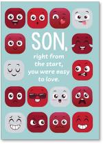 Funny face squares