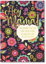 Bold flowers on dark background