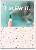 Candle blown out